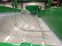 Stainless Liner Installed In Sand Separation System